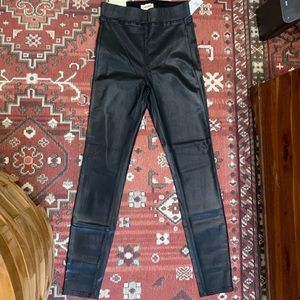 L'AGENCE Rochelle Coated High Waist Pull-On Jeans